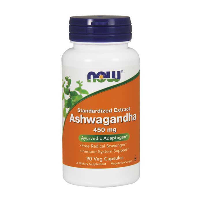 Ashwagandha Extract 450 mg 90Vcaps - Now / Ανοσοποιητικό - Αγιουρβέδα