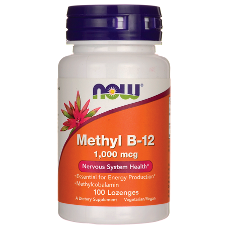Methyl B-12 1000 mcg 100 παστίλιες Lozenges - Now / Βιταμίνη