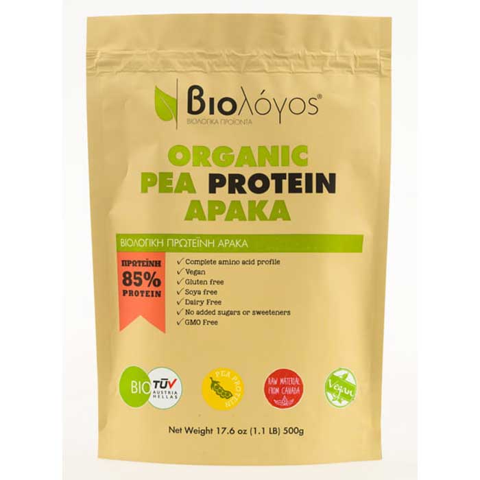 Βιολογική Πρωτεΐνη Αρακά 85% 500g - Βιολόγος