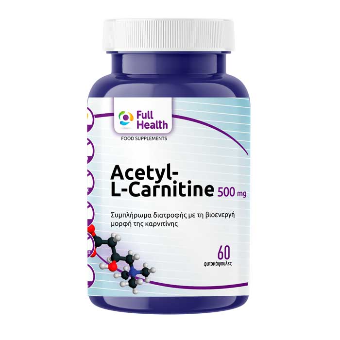Acetyl L Carnitine 500Mg 60 caps - Full Health