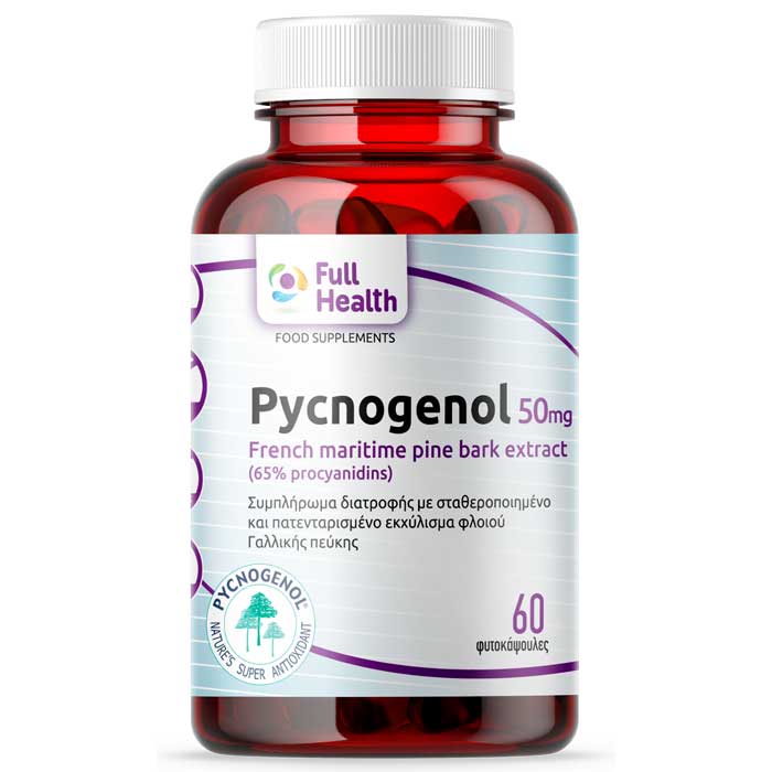 Pycnogenol 50mg 60 vcaps - Full Health