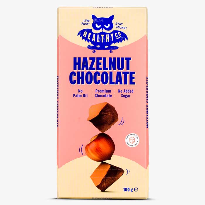 HealthyCo Hazelnut Chocolate 100gr