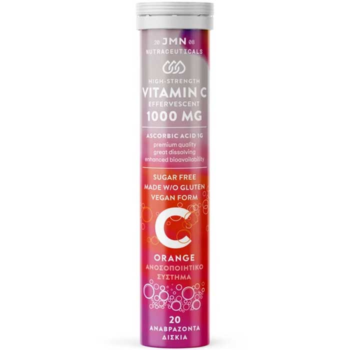 Vitamin C 1000mg Orange 20 Effer. tabs - JMN Nutraceuticals