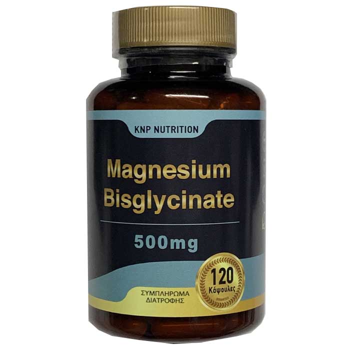 Magnesium Bisglycinate 500mg 120 caps - KNP Nutrition