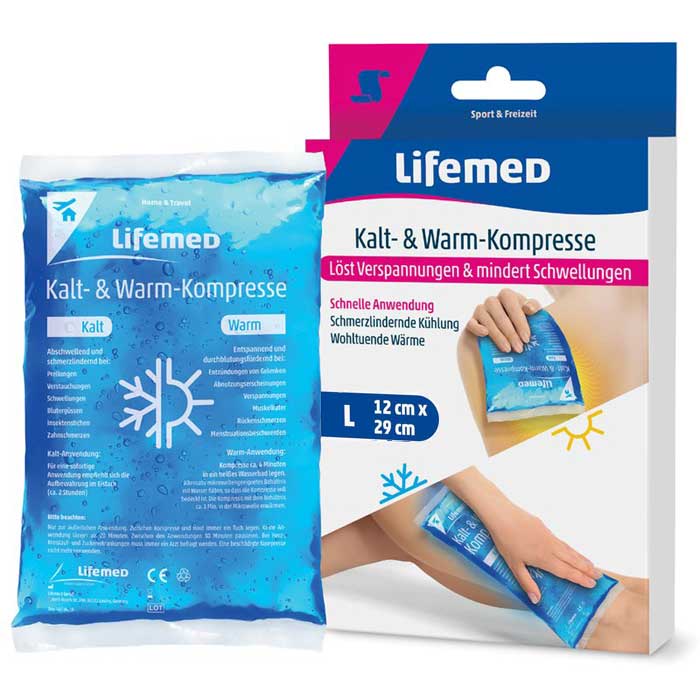 Cold-Warm 29 x 12 cm - Lifemed / Κομπρέσα τζελ για κρύο-ζεστό επίθεμα