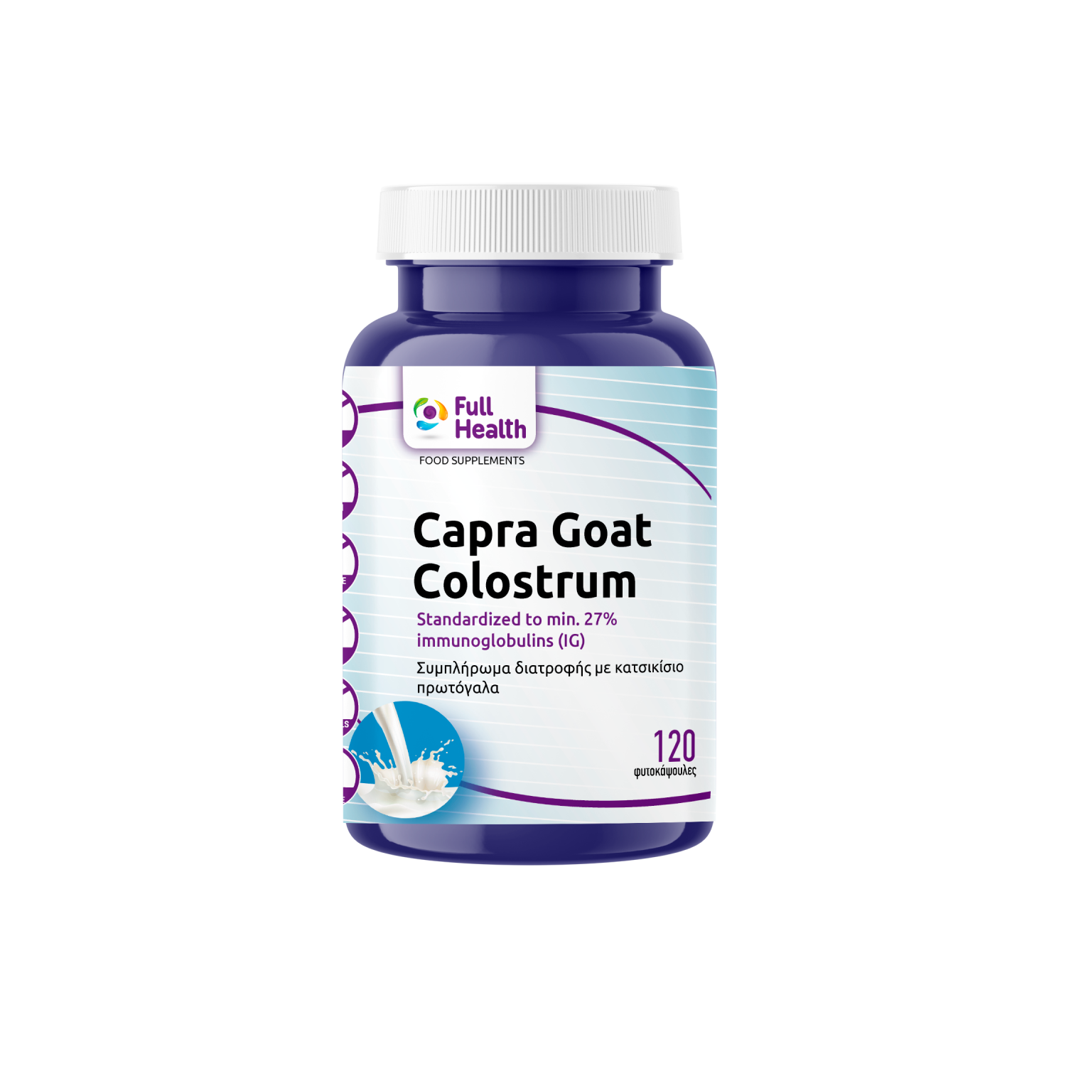 Capra Goat Colostrum 120 vcaps - Full Health