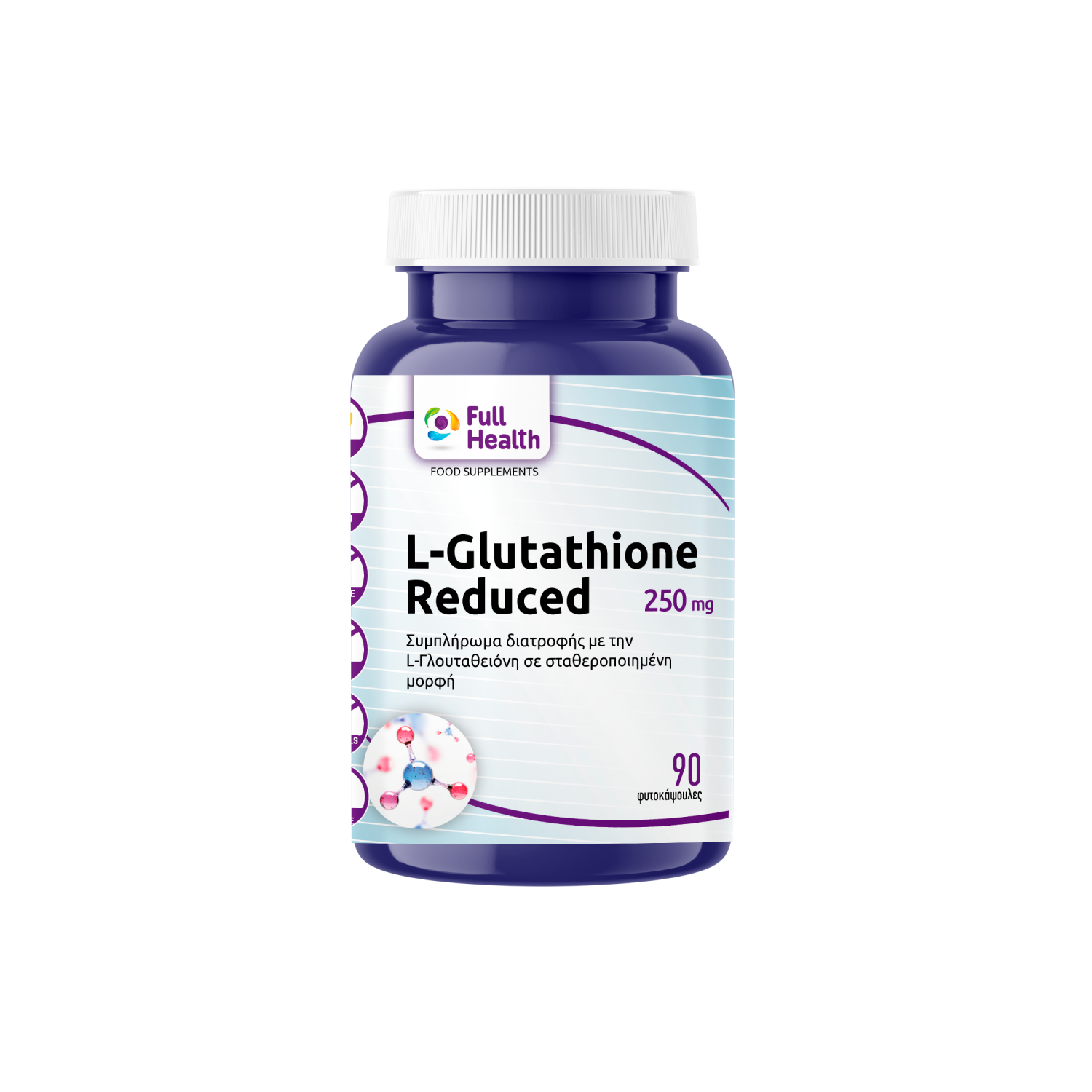 Glutathione Reduced 250mg 90 vcaps - Full Health