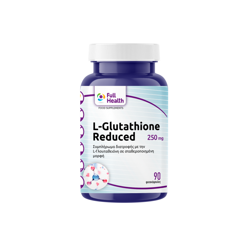 Glutathione Reduced 250mg 90 vcaps - Full Health 