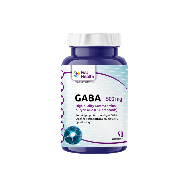 Gaba 500mg 90 caps - Full Health
