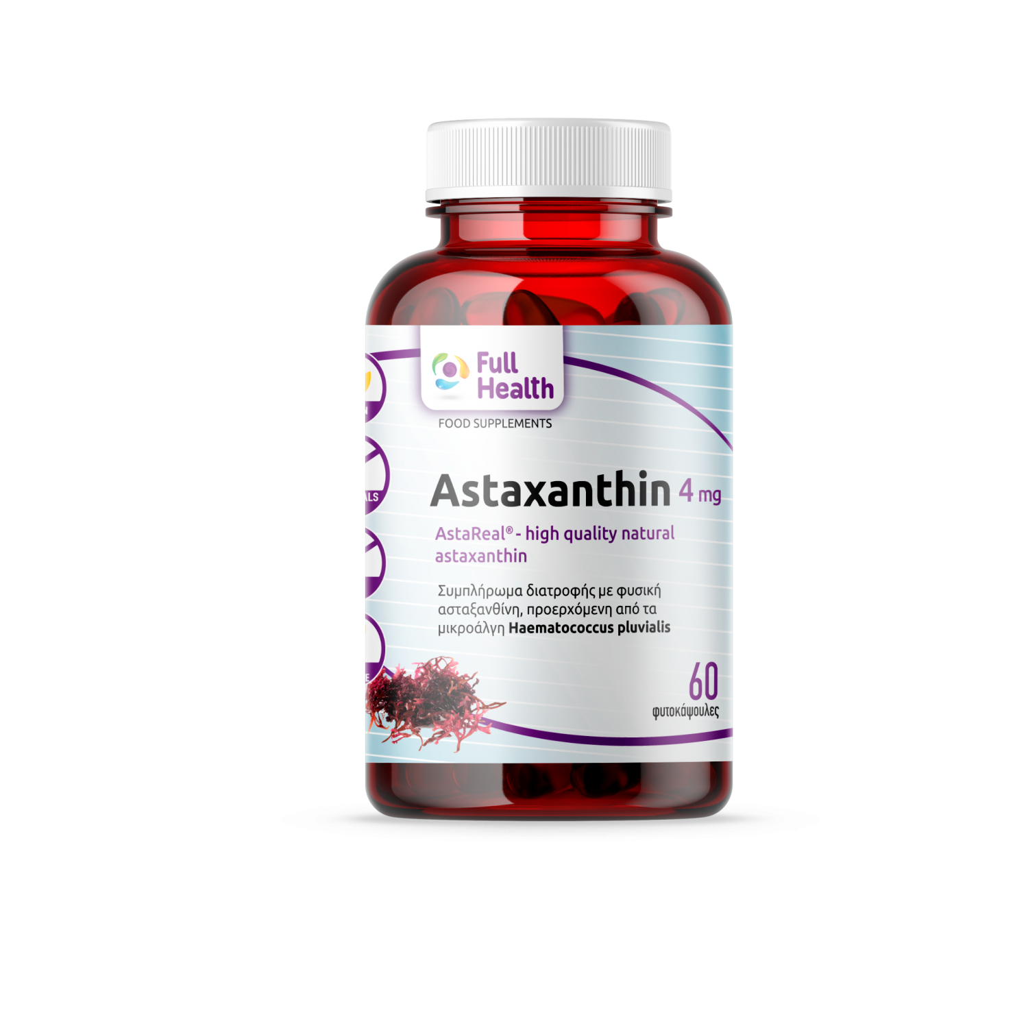 Full Health Astaxanthin AstaReal® 4mg 60 Vcaps
