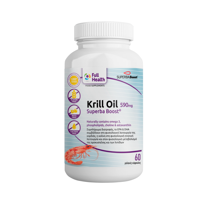FULL HEALTH KRILL OIL SUPERBA 590 MG 60 SGELS