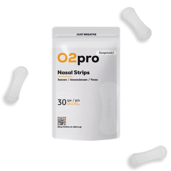 O2pro nasal strips 30pcs Διάφανο/Transparent