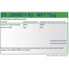 Vitamin D-3 (2000 IU) + K2 (Mk7-75μg) 50 Μασώμενες - Natural Vitamins