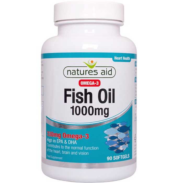 Fish Oil 1000 mg 90 softgels Natures Aid / Ωμέγα 3 λιπαρά