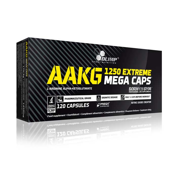 AAKG 1250 Extreme Mega Caps 120 caps - Olimp