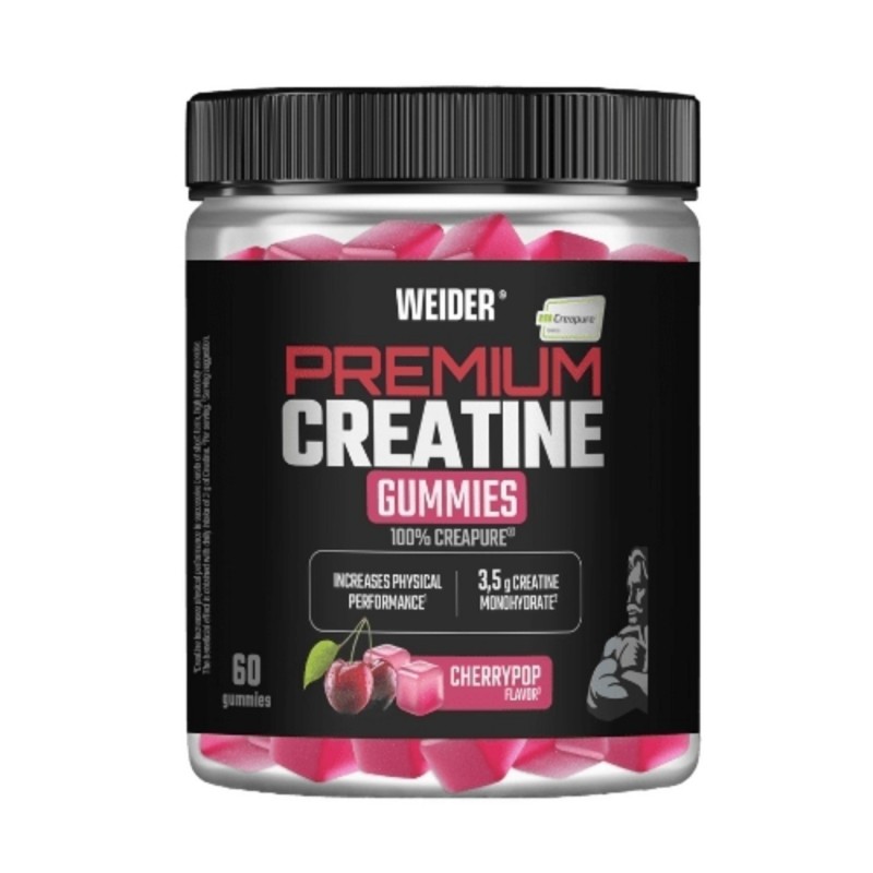 Premium Creatine 60 Gummies 180gr / Weider -  Cherry